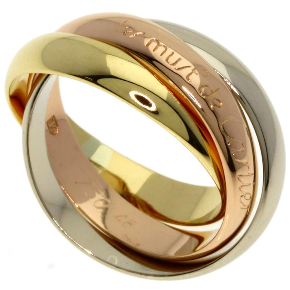 CARTIER Authentic 18k Gold Trinity Ring #48